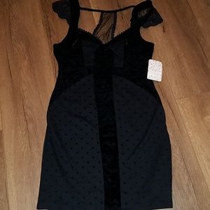 Free people black mini dress